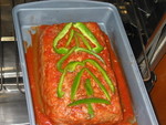 Diane's Christmas Tree meat loaf